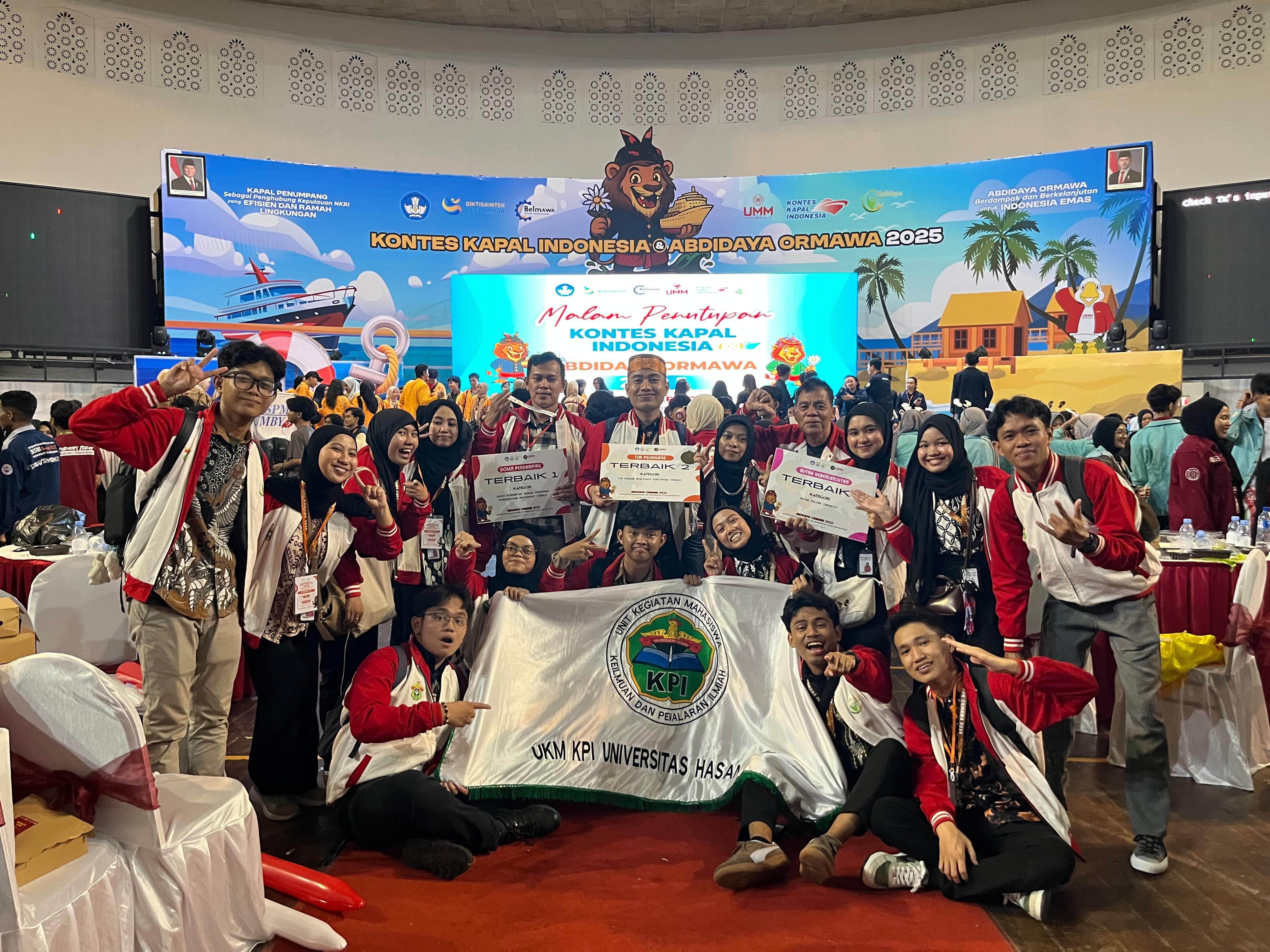 Tim Sipatokkong UKM KPI Unhas Catat Prestasi, Kantongi Tiga Medali dalam Ajang Abdidaya PPK Ormawa 2