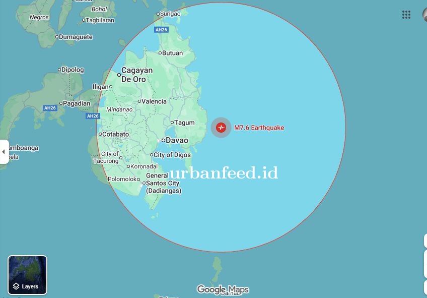 Gempa M 7,6 Guncang Laut Filipina, BMKG Keluarkan Peringatan Dini Tsunami untuk Sulut dan Papua
